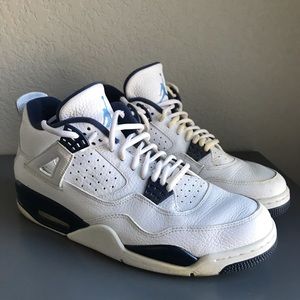 Nike Air Jordan 4 LS Legend Blue White Sneakers
